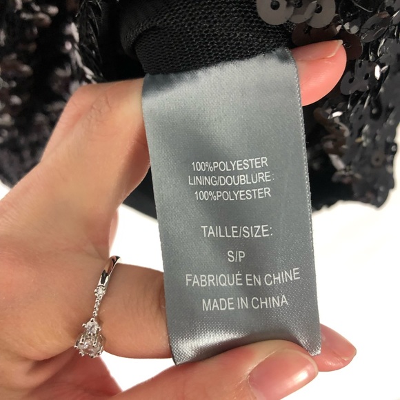 Black Collection Sequin Dress Size S - Picture 9 of 9